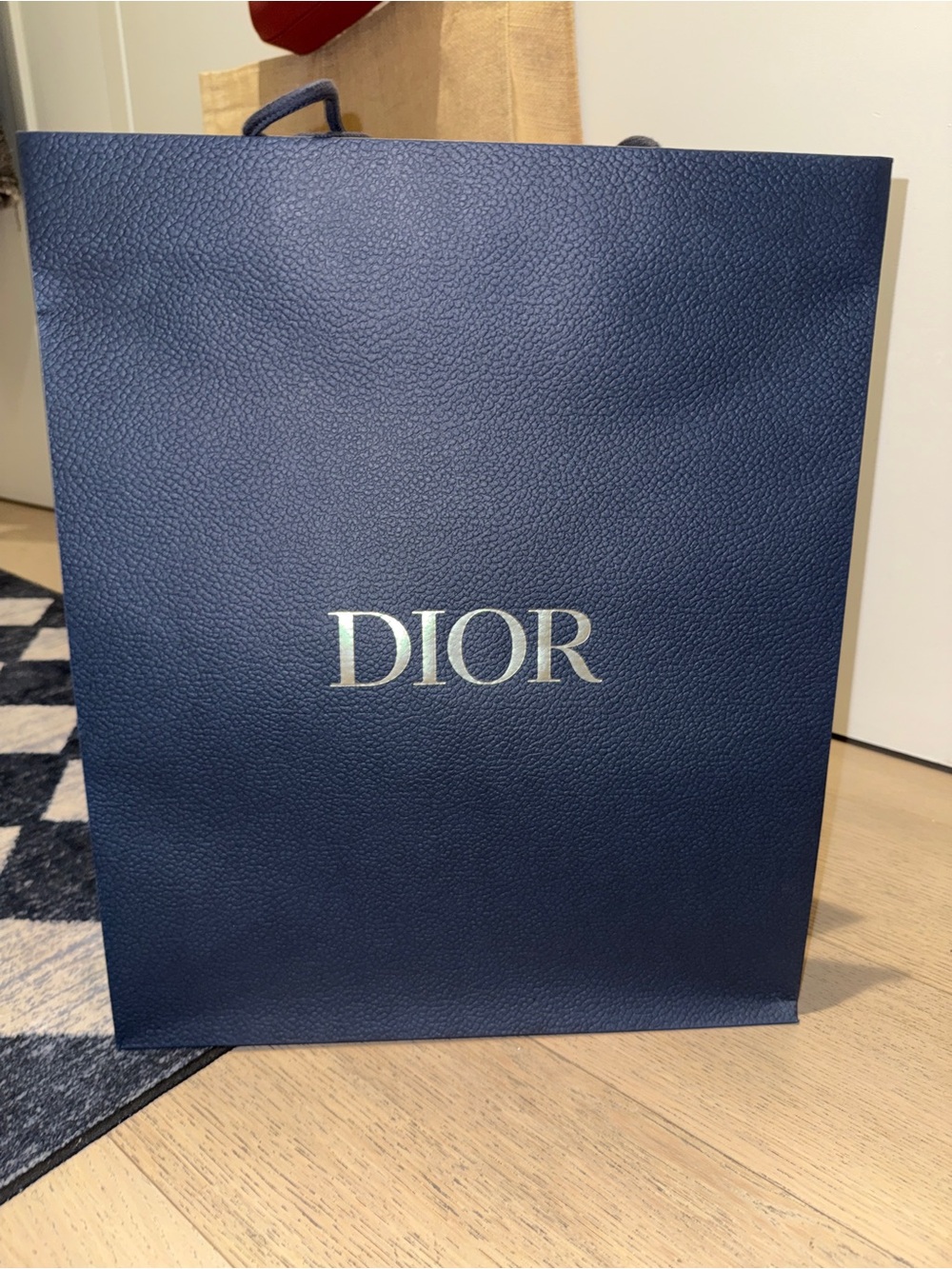 New Dior Shopping Bag - Navy Blue